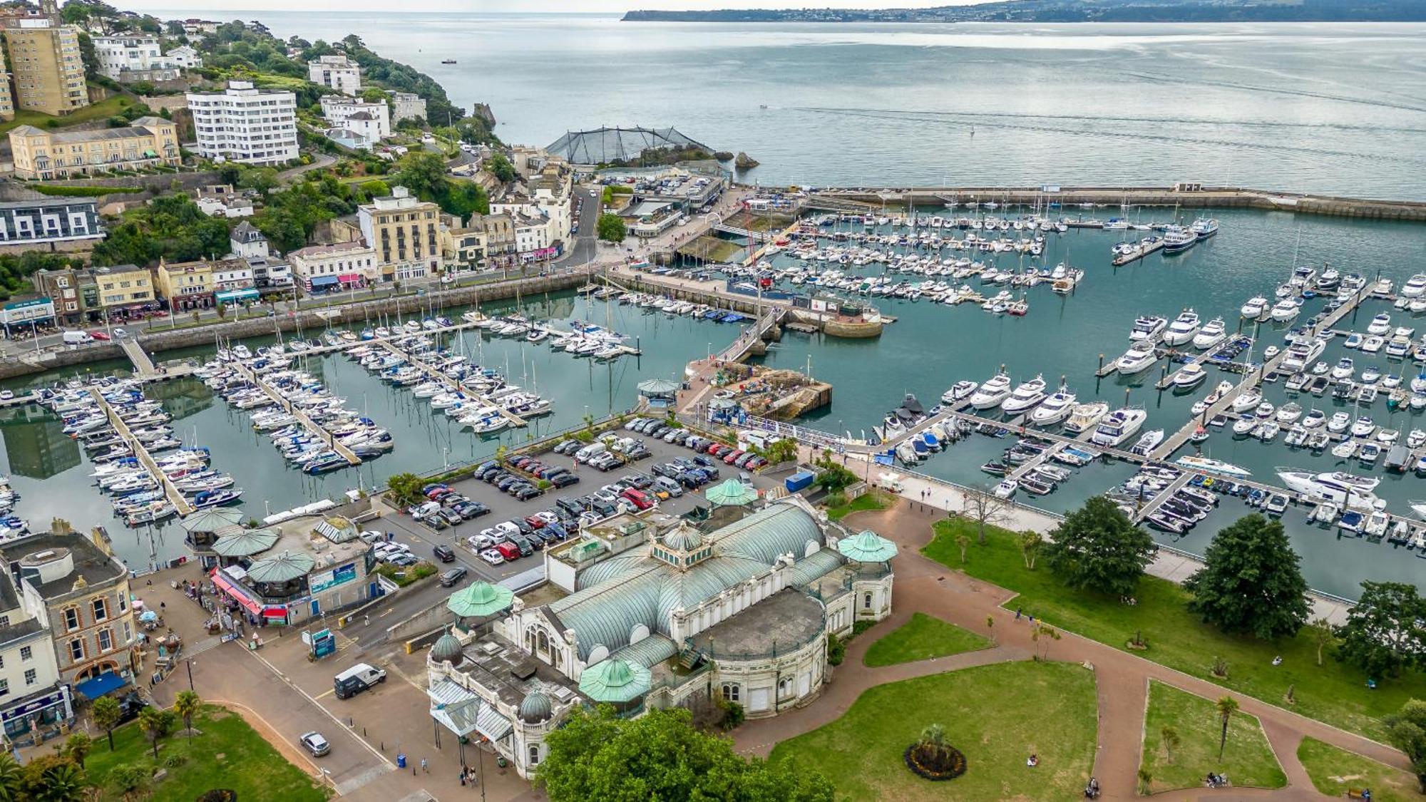 Apartamento Harbour Breeze - Contemporary Waterside Bolthole On Torquay'S Iconic Marina Exterior foto