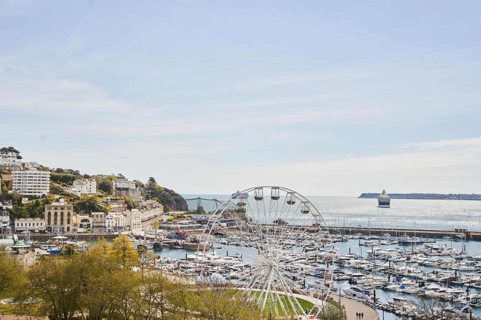 Apartamento Harbour Breeze - Contemporary Waterside Bolthole On Torquay'S Iconic Marina Exterior foto