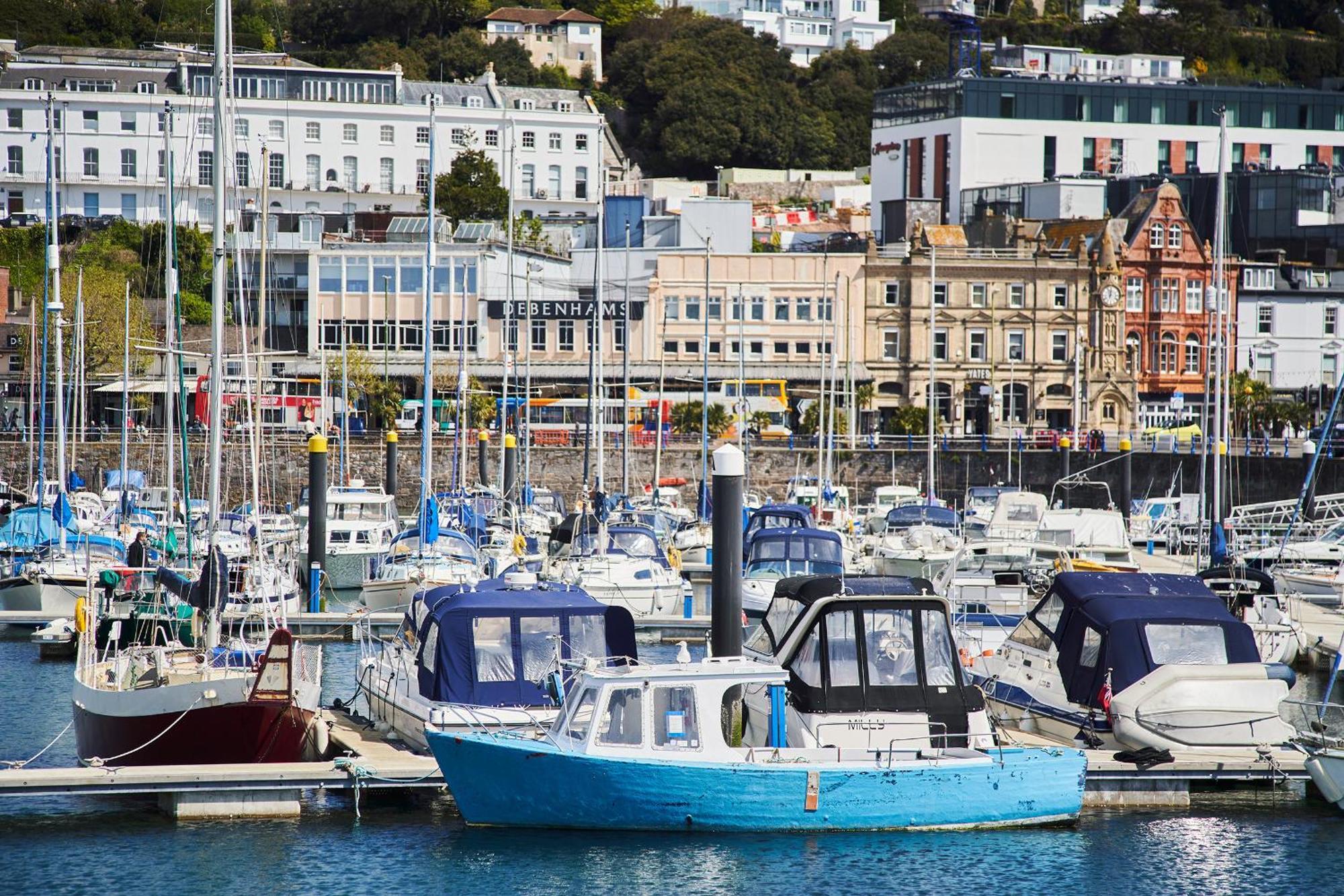 Apartamento Harbour Breeze - Contemporary Waterside Bolthole On Torquay'S Iconic Marina Exterior foto
